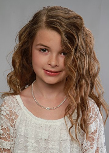 Image of Cherished Moments .925 Sterling Silver Child's CTR Bracelet or Necklace for Girls with Simulated Pearls and Crystals (5-12 years)