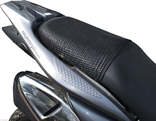 Cubierta TRIBOSEAT para Asiento Antideslizante Accesorio Personalizado Negro Compatible con Honda XL650V Transalp (2000-2007)
