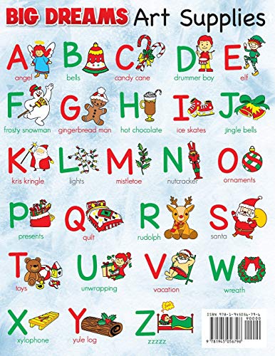 Christmas Letter Tracing Preschool Workbook for Kids Ages 3-5: Alphabet Trace the Letters, Handwriting, & Sight Words Practice Book - The Best ... Gifts for Toddlers, Pre K to Kindergarten image 4