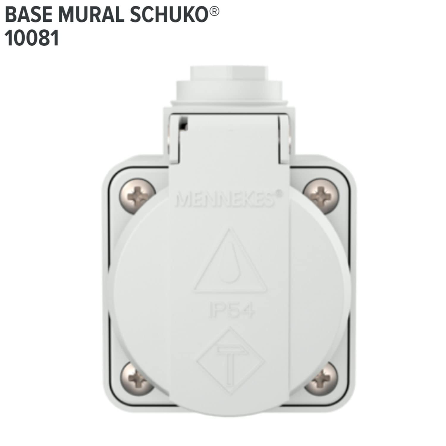 Mennekes Schuko-Aufbau-Steckdose 10081