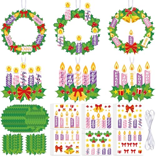 Créez vos propres bougies de l'Avent de Noël pour célébrer la paix et l'espoir en famille
