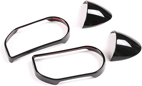 Miniatura 3 de Botón de función del volante del coche Marco de decoración para Land Rover Range Rover Voque Sport Evoque Discovery Sport Discovery 5 Velar (negro)