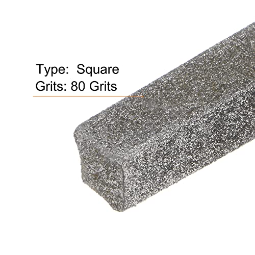 Harfington Diamond Coated File 10 Inch 80 Grits Square Files Tools With Plastic Handle For Metal Glass Wood Stone Grinding Polishing Engraving #TOP4