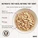 Rawz Natural Premium Canned Cat Wet Food Shredded -12 Pack Cans Variety Pack -4 Flavors - (Tuna & Salmon, Chicken & Duck, Tuna & Chicken, Chicken) Can Lid - (3oz Cans)