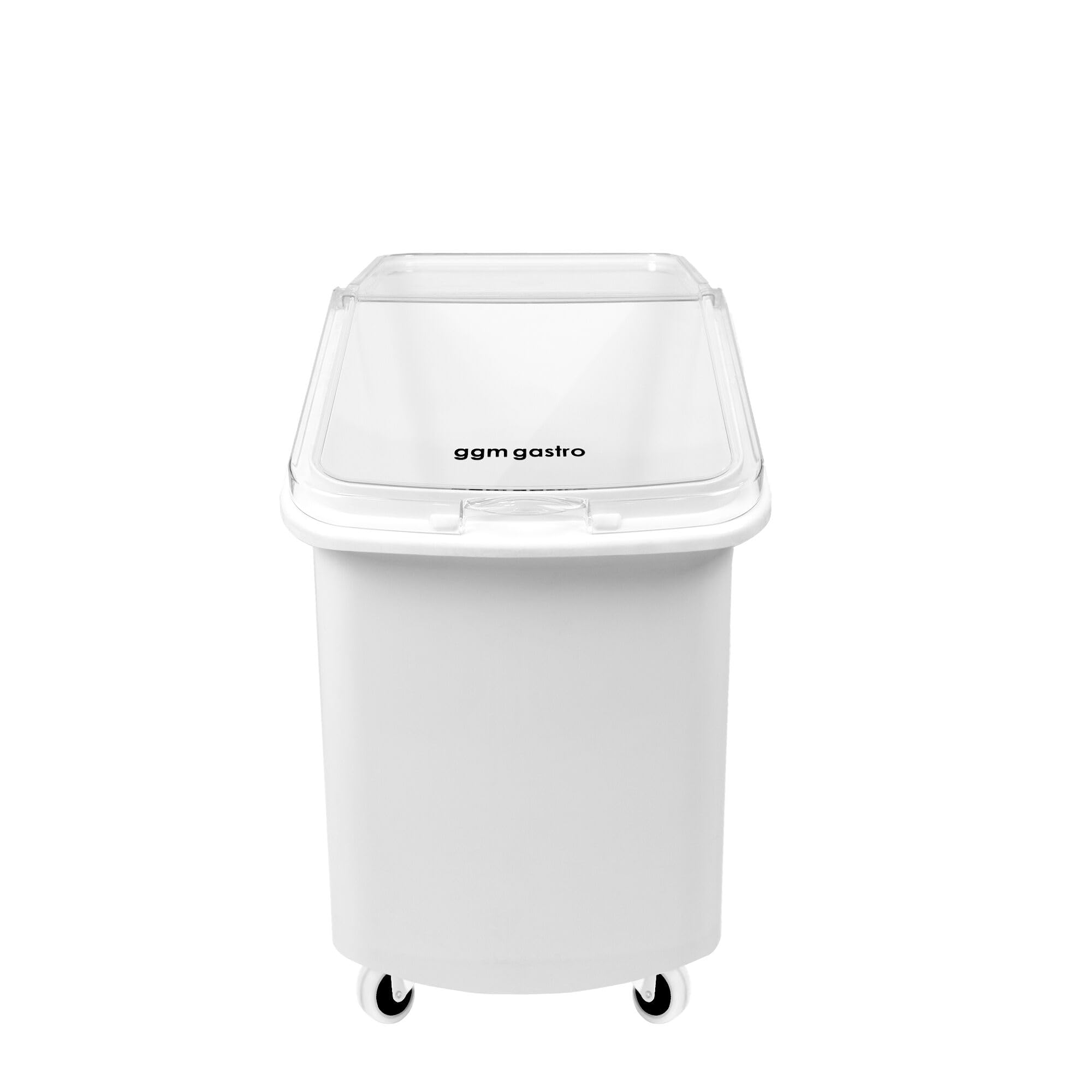 GGM Gastro | GPPUS11 | Mehlwagen/Zutatenwagen - 102 Liter - Polypropylen - Mit Deckel & leisen Rollen