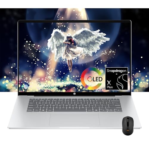 HP OmniBook 5 16' Next Gen AI Laptop | 2K OLED Touch Display | Snapdragon X Plus X1P-42-100 (Bests i7-1355U) | 16GB LPDDR5x RAM 1TB SSD | Windows 11 Pro