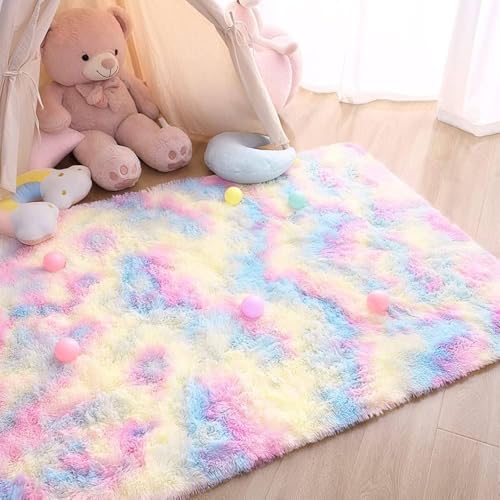 Tapis de sol en velours doux camel pour une chambre chaleureuse