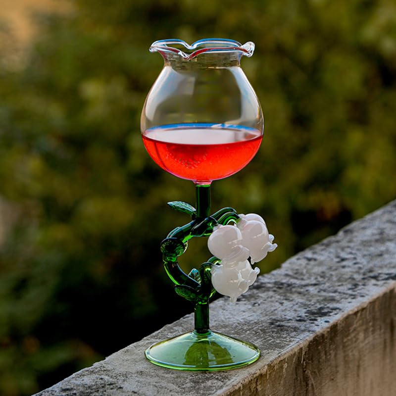 すずらんのゴブレット Amazon | ワイングラス ゴブレット スズラン 250ml 耐熱ホウケイ