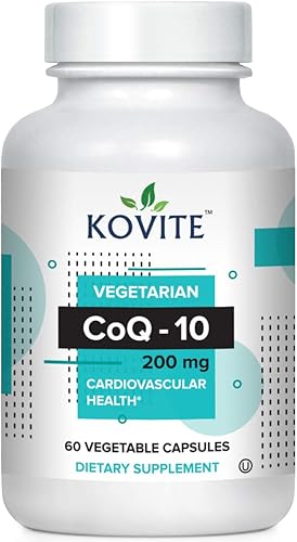 CoQ-10 Coenzima Q-10 200 Mg 60 Cápsulas Vegetarianas - Vegetariana y Kosher