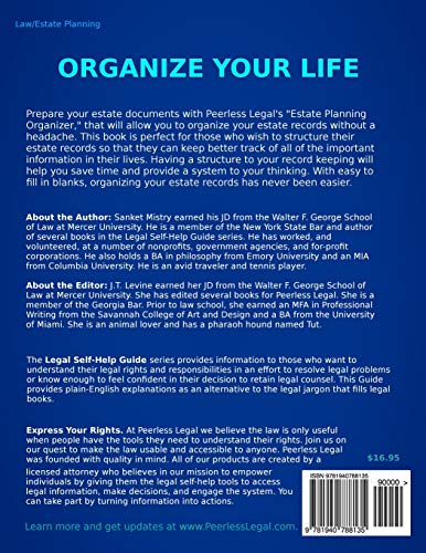 Estate Planning Organizer: Legal Self-Help Guide #TOP1