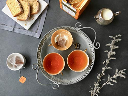 Twinings Platinum Golden Caramel Rooibos Tee - kräftiger, cremiger Rooibos Tee im Pyramiden-Teebeutel mit mildem Karamell Geschmack, 15 Teebeutel (37,5g)