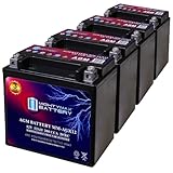 Mighty Max Battery MM-AUX12 Auxiliary Battery 12V 12Ah, 20RC, 200 CCA Rechargeable AGM Car Battery - Pack of 4