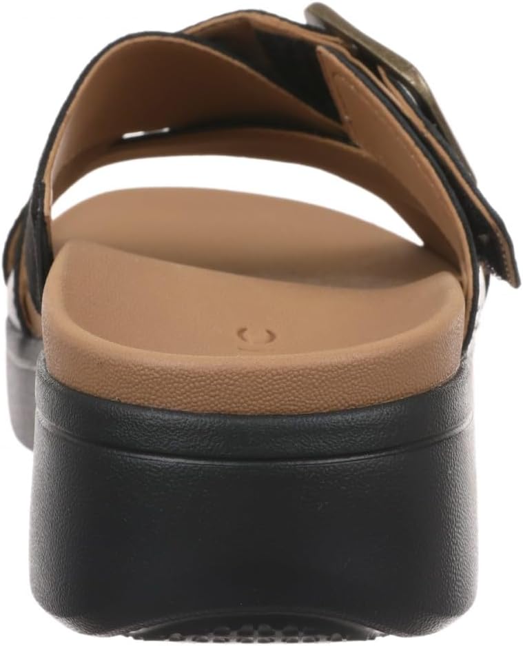 Vionic Starla Women's Orthotic Slide Sandal - Adjustable Buckle Comfort Platform