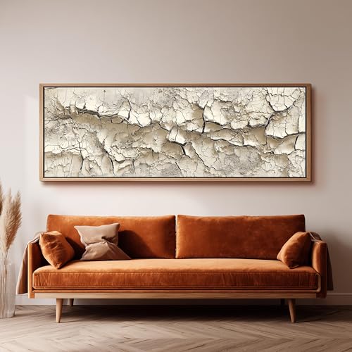 Impression panoramique grand format effet craquelé tableau 30x90 cm - 4