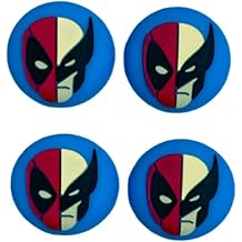 DOBE FOMIS ELECTRONICS Deadpool & Wolverine PS5/PS4/PS3/Xbox One/Series X/Series S Analog Thumb Stick Grip Kapaklar , 4 Adet