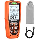 Neoteck 3-in-1 EMF Meter for Electric, Magnetic & RF Radiation, Tri-Axis Detection, WiFi/Microwave Identification, 3-Colour Alarm, Backlit Display & Rechargeable Battery – Home & Office Safety Monitor