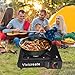 Vivicreate 8500 BTU Portable Butane Gas Stove for Camping Cooking Outdoor, Lightweight Portable Stove Burner with Auto Ignition, Estufa de Gas Portátil para Camping al Aire Libre(Black)
