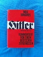 Hitler Reden 1932 Bis 1945 Kommentiert Von Einem Deutschen Zeitgenossen B001B38J9Y Book Cover
