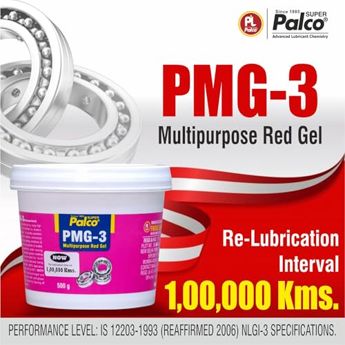 Image of PALCO PMG-3 Red Grease 500g, NLGI-3, Multipurpose Lithium Grease
