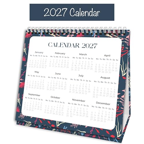 Giftinghouse Luxury Desk Calendar 2026 - Desk Calendar UK from Jan to Dec 2026, Month to view desk top flip over calendar with 12 Notes Pages - Made in the UK - Image 5