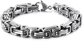 Nakabh Stainless Steel Link Bracelet for Men Boys Price In India