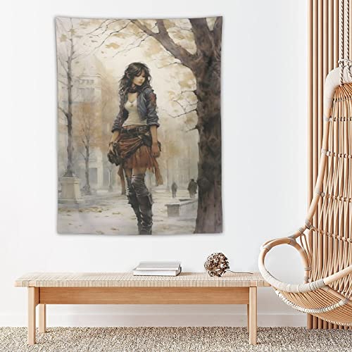 Esproutty Beautiful Lady Tapestry, Vintage European Room Tapestry, Wall Hanging For Bedroom Living Room Dorm 30"X40" #TOP4