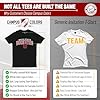 Campus Colors NCAA Adult Unisex Starting Fresh T-Shirt, Tag-Less Soft Cotton Blend, Short Sleeve Heathered College Tees, Black Heather, XXL #1