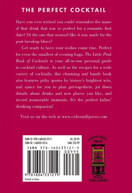 The Little Pink Book of Cocktails: The Perfect Ladies' Drinking Companion - Image 2