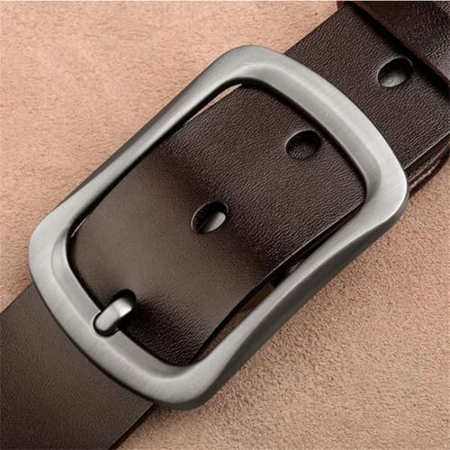 Men's Genuine Leather Belt Plus Size Pin Buckle Casual Jeans Belts Business Dress Belt3