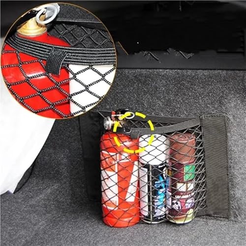 Filet de coffre voiture 80x25cm en maille extensible universelle