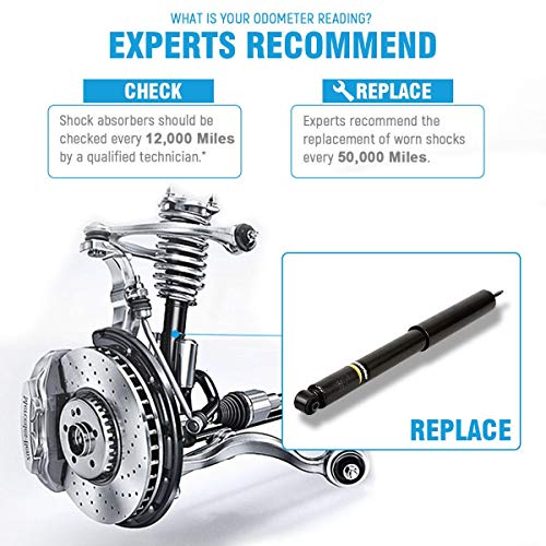 Maxorber Rear Set Shocks Struts Absorber Compatible With F150 Rwd 1997 1998 1999 2000 2001 2002 2003 2004 Shock Absorber 344374 37132 #TOP4