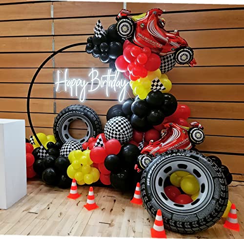 Henviro Red Latex Different Size Balloons -139PCS 18/12/10/5 Inches for Balloon Arch Garland Kit. For Birthdays, Baby Shower, Graduation, Wedding, gender reveal, Bachelorette Parties Decorations