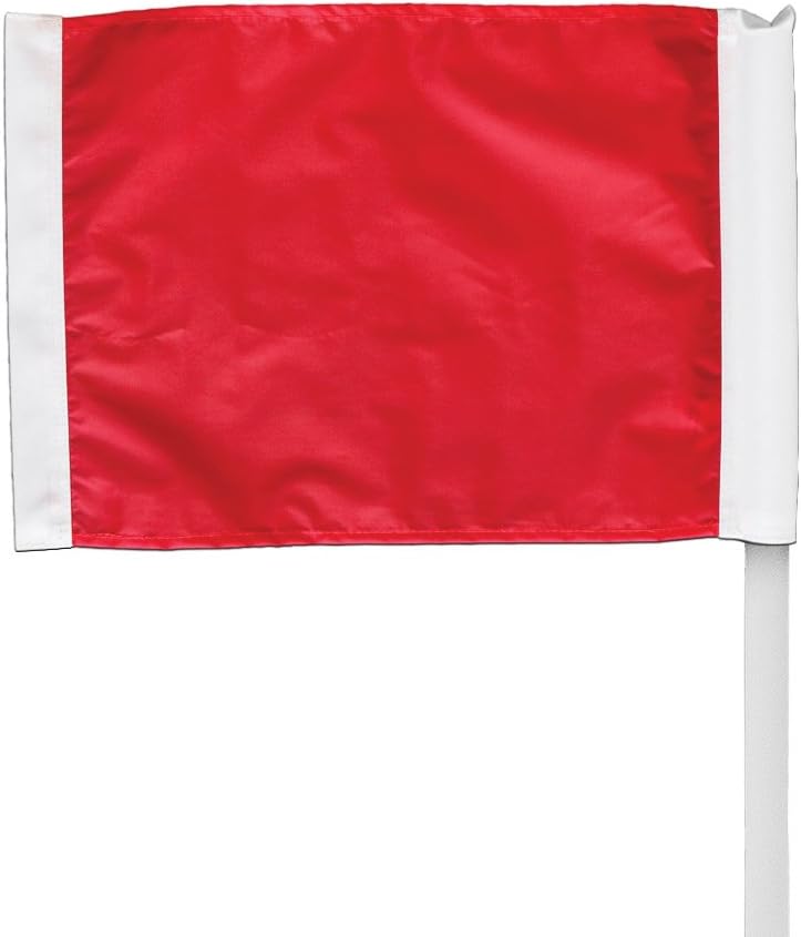 Kwik Goal Premier Corner Red Flags and Black Bases (4 flags & 4 bases)