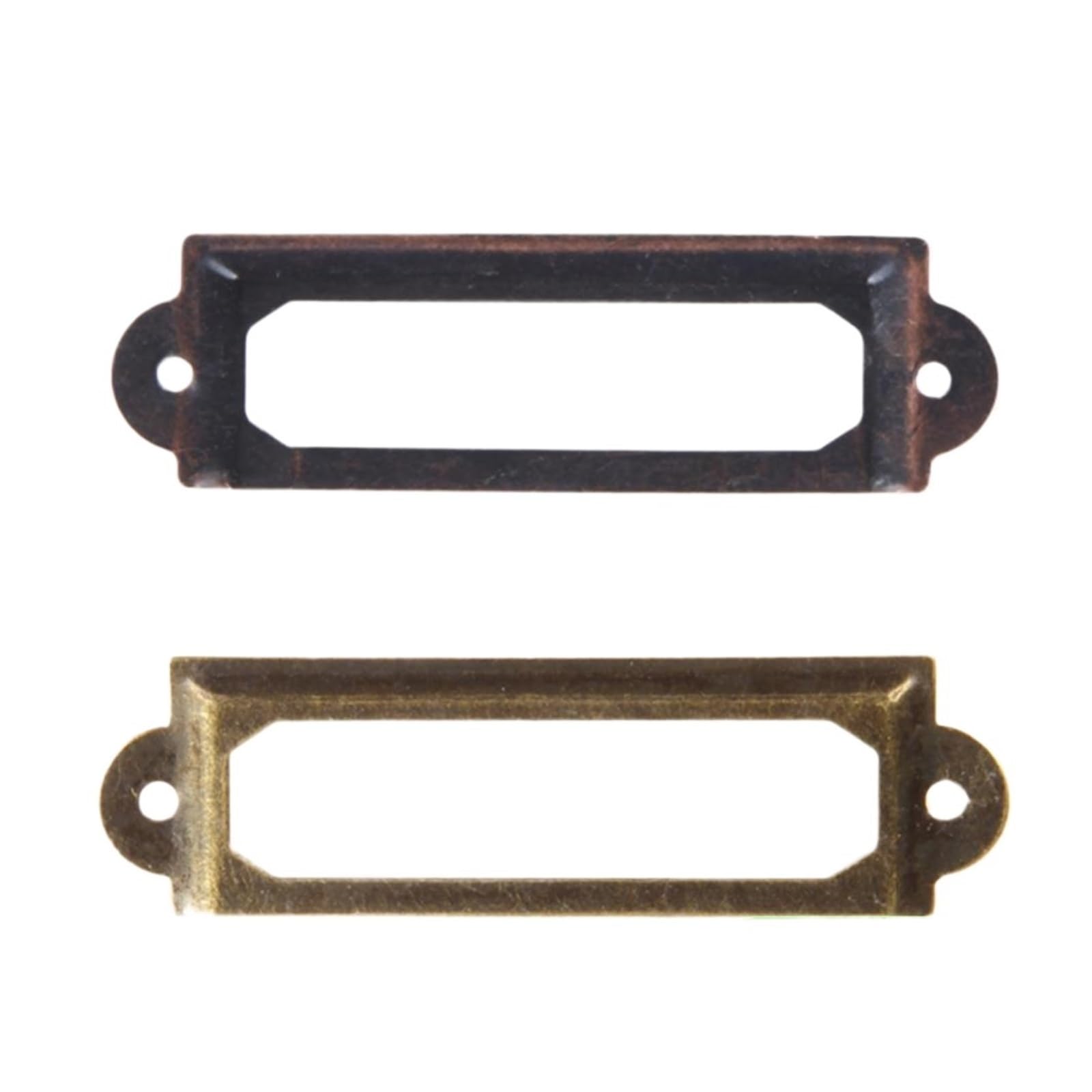 Cidegoo Bronze Antique Brass Drawer Label Pull Frame Handle File Name Card Holder 200Pcs