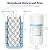 Membrane Solutions 10 Micron 10"x4.5" String Wound Whole House Water Filter Replacement Cartridge Universal Sediment Filters for Well Water - 4 Pack
