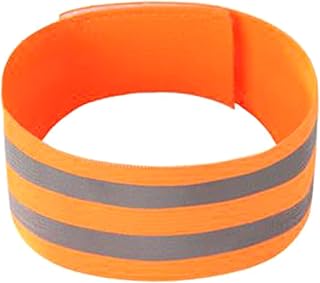 EUYueli 2 bandas reflectantes para cinturón de brazo con luz LED para cinturón de seguridad para correr por la noche, ciclismo, trotar