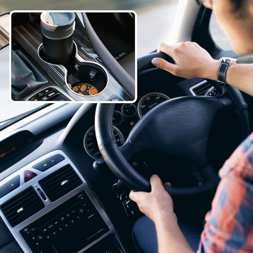 Portavasos para auto 2 pack redondo absorbente cerámico miniatura 5