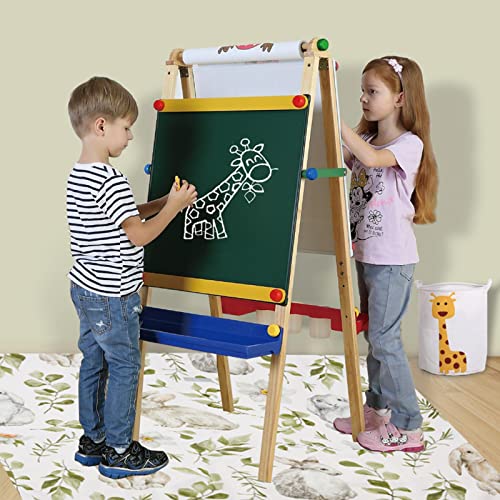Image of Insular Baby Splat Mat for Under High Chair /Arts /Crafts, Anti Slip and Waterproof Splash Mat for Floor, Portable Picnic Mat, 51x51 Inch, English Letter