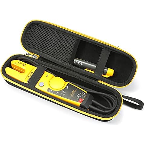 RAIACE Hard Carrying Case for Fluke T5-1000/T5-600 Electrical Voltage, Continuity and Current Tester - Black Cover