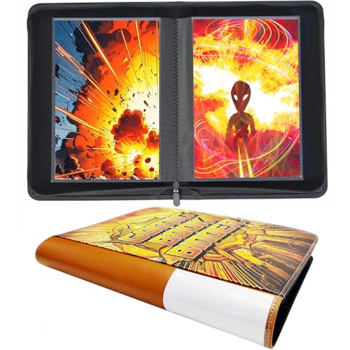 ANIXITECH Comic Book Binder, Sleeves 24+ Comics Book Storage Album, for Current, Silver Age, Regular Comics Bagged and Boarded, Acid-Free, for Organizing, Comic Collectors and Displaying Comic Books