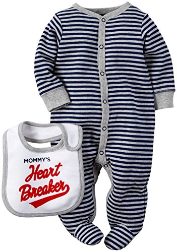 Pyjama 2 pièces bébé garçon pour shooting photo Saint-Valentin