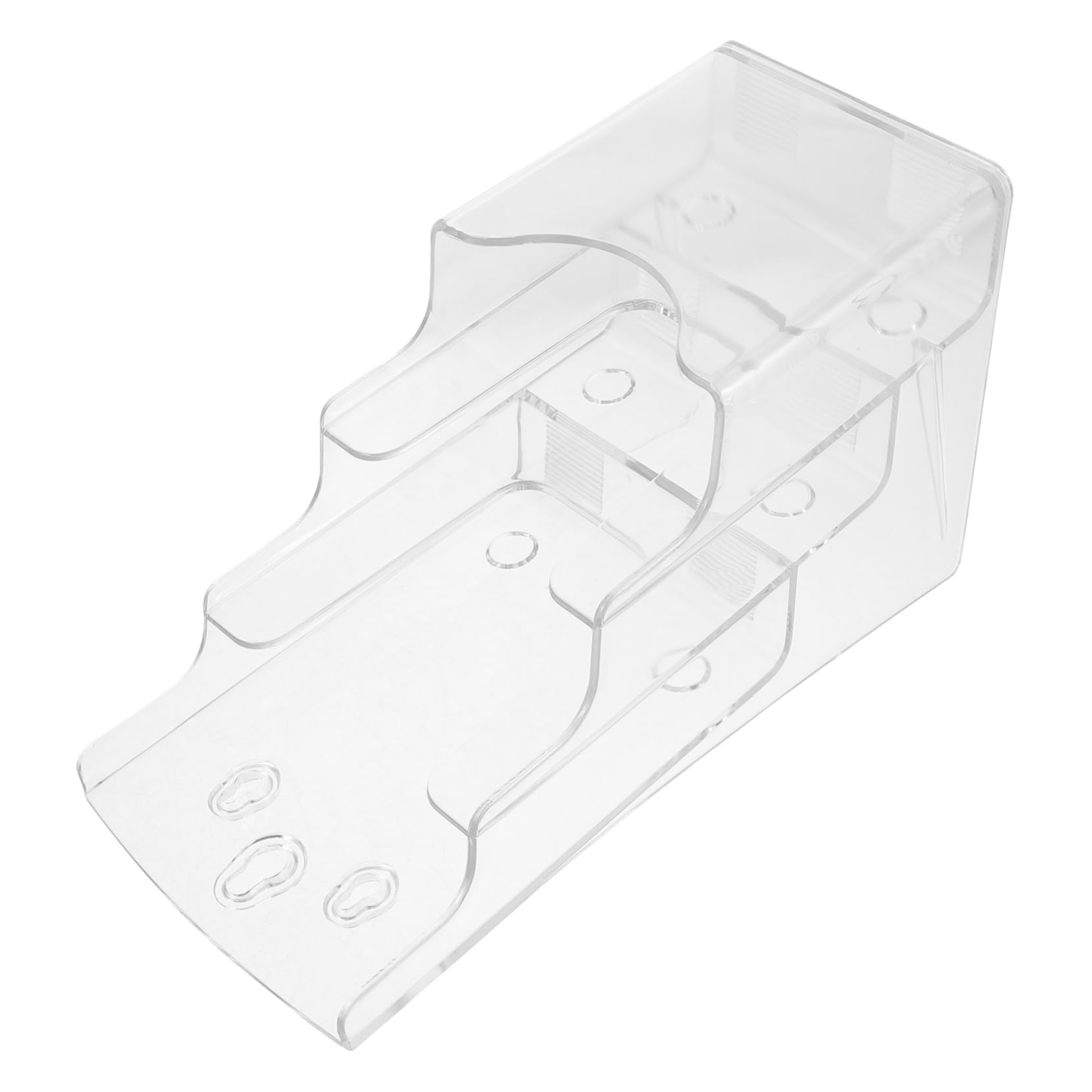 NUOBESTY 3Pcs di visualizzazione della lotteria supporto per opuscoli organizer per cassetti chiaro cartelline trasparenti cartellette trasparenti cartellina cartella portadocumenti