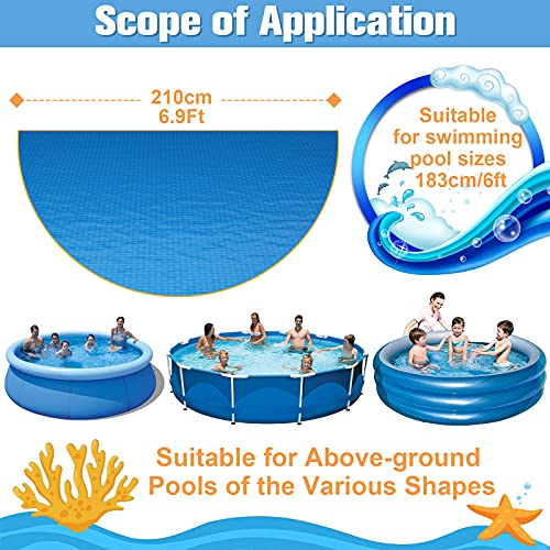 Swimming Pool Cover,Rectangle Pool Cover For For Above Ground Inflatable Pool,Rectangular Frame Pool Covers Protector Dustproof Waterproof Rainproof #TOP3