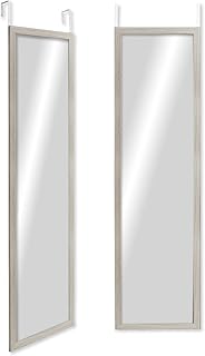 Comprar CHELY INTERMARKET MOD19300 Espejo De Puerta Cuerpo Entero Marrón Claro Estilo Moderno Minimalista 30x120 cm Ideal para Vestidor Entrada Diseño Vertical con Kit De Colgar Montaje Fácil Madera