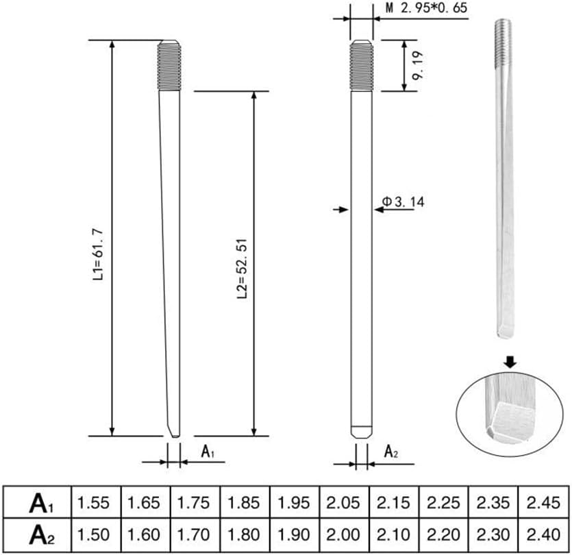 Motorcycle Accessories Carburetor Repair Kit Metering Rods Gasket Tuning Tool High-Speed Refueling Screw Idle Adjuster Screws Replaceable