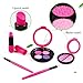AMOSTING Kids Pretend Makeup Toys for Girls Pretend Play Cosmetic Beauty Princess Makeup Set with Cute Cosmetic Bag as Christmas Birthday Gift for Kids