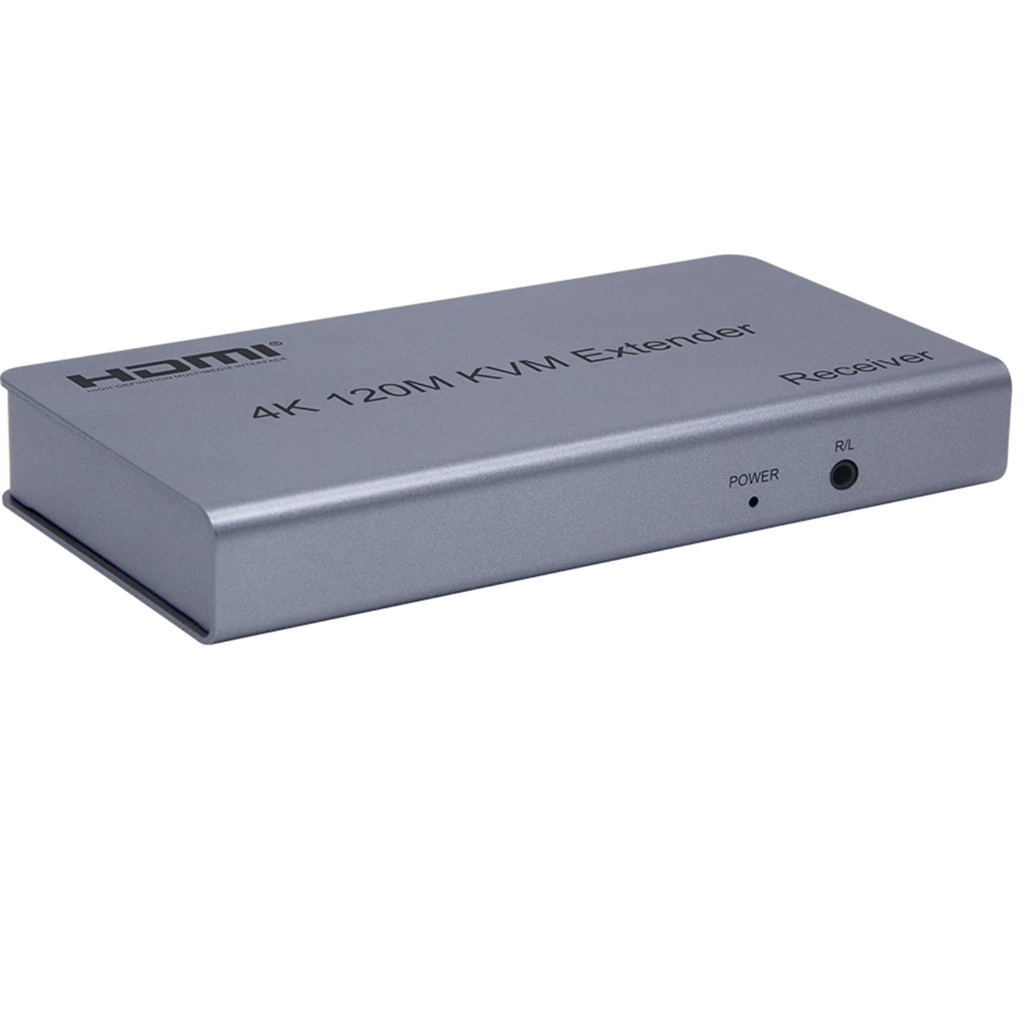 Extendeur KVM HDMI 4K 120M par RJ45 Ethernet Cat5e Cat6 convertisseur de câble TX RX Support USB souris clavier Extension écran tactile (TX）