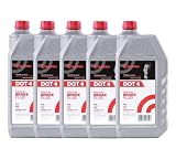 Palmaspareparts 5 Litri Olio Liquido Freni DOT 4 BREMBO per Auto E Moto L04010 Confezione 5 PZ da 1L