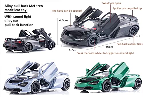 Image of Magicwand 1:32 Scale Die-Cast Metal P1 with Openable Doors,Music,Lights & Pull Back Action【Pack of 1】【Colors as Per Stock】