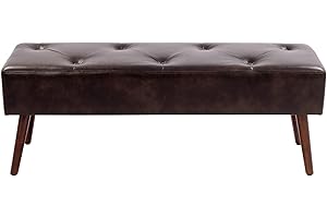 Furniliving Tufted Leather Bench: The Epitome of Comfort and Style